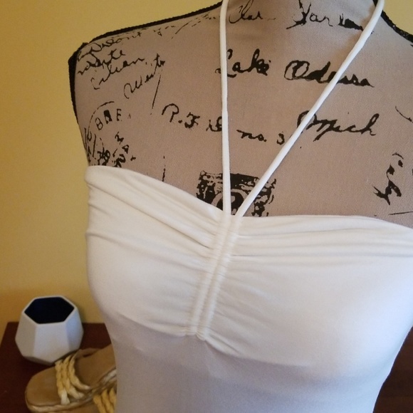 White Halter Top {Forever 21} - Picture 2 of 8